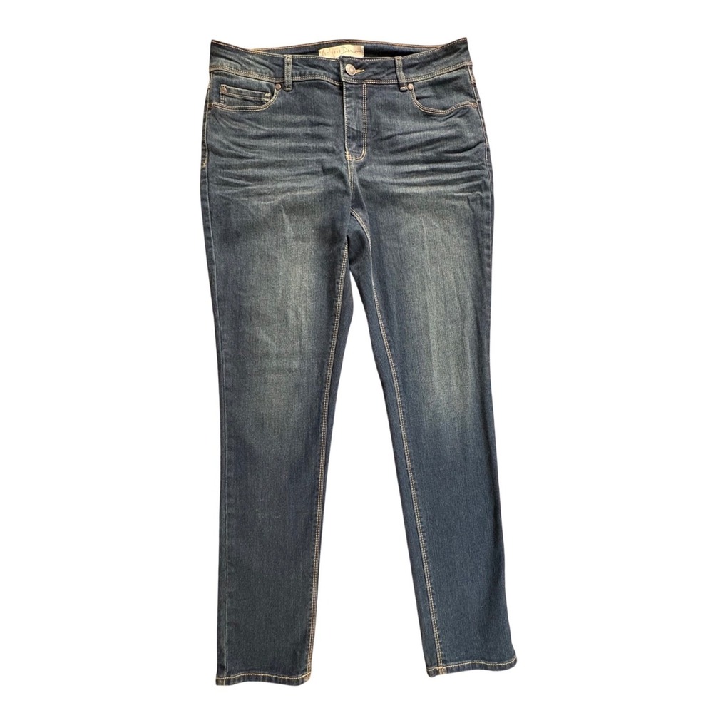 Cato Est. 1946 Denim Skinny Jeans Women 10 Blue Excellent Mid-Rise Stretch